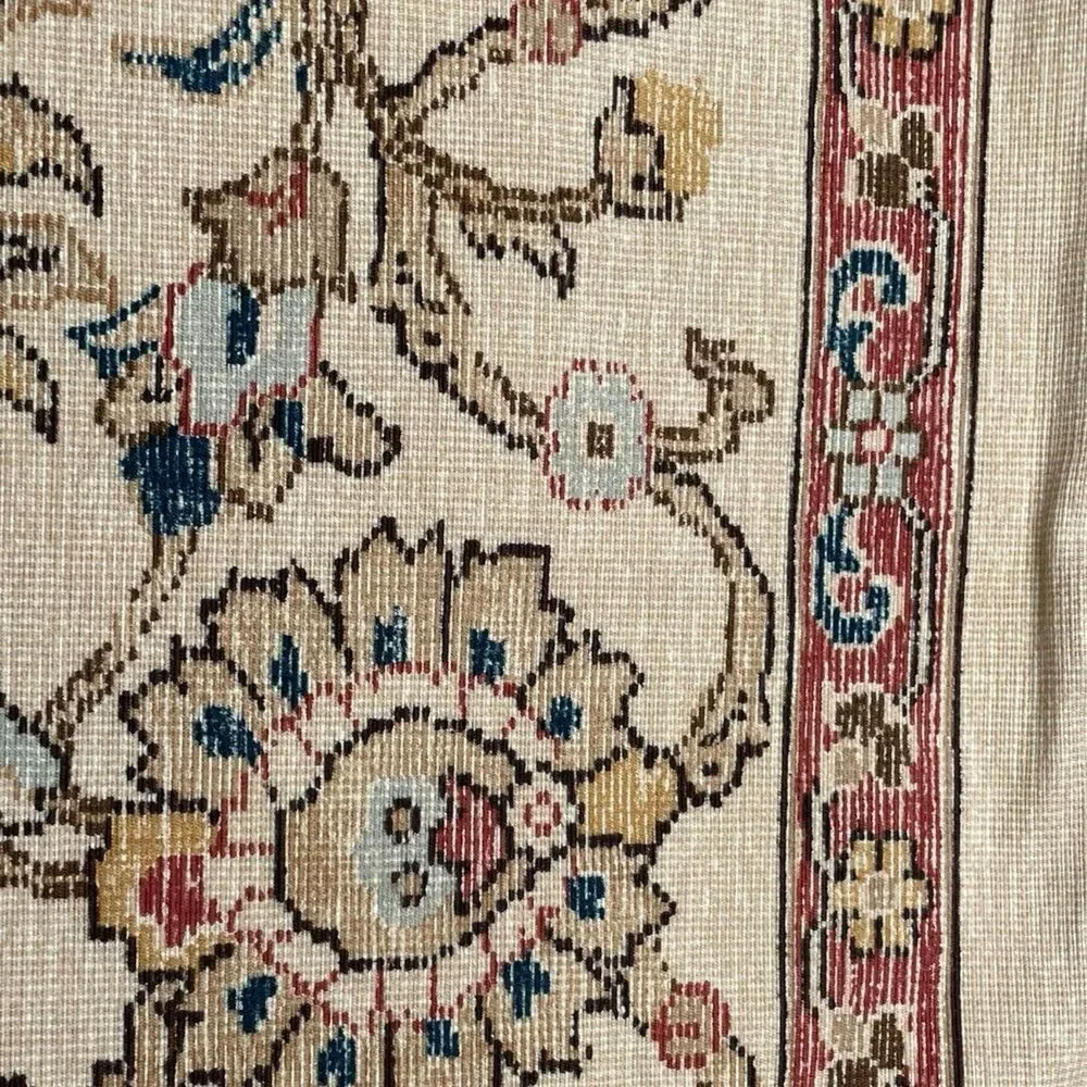 (1) Rare Ralph Lauren Northern Cape Tapestry Pillow Sham Double Sided Zip Cotton